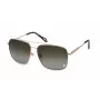 JUST CAVALLI Unisex Sonnenbrille SJC030610493 - Schwarzer Rahmen, Graue Verlaufsgläser, 61/14/140 mm