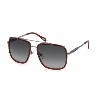 JUST CAVALLI Unisex Sonnenbrille SJC030V5809JC Havana Acetat Braun Verlauf 58mm