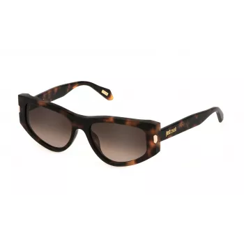 JUST CAVALLI Unisex Sonnenbrille SJC034-5509AJ Havana Kunststoffrahmen Braune Verlaufsgläser 55/17/140 mm