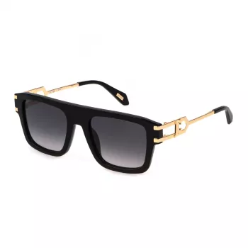 JUST CAVALLI Unisex Sonnenbrille SJC096-530700 Brown Havana Pilot Acetat UV400
