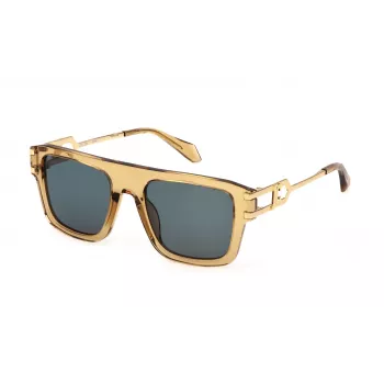 JUST CAVALLI Unisex Sonnenbrille SJC096-530913 Havana Acetat Grau Verlauf 53mm