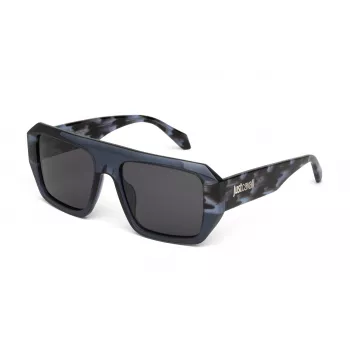 JUST CAVALLI Unisex Sonnenbrille SJC101V550W47 - Acetatrahmen, UV400-Schutz, 55/18/145 mm