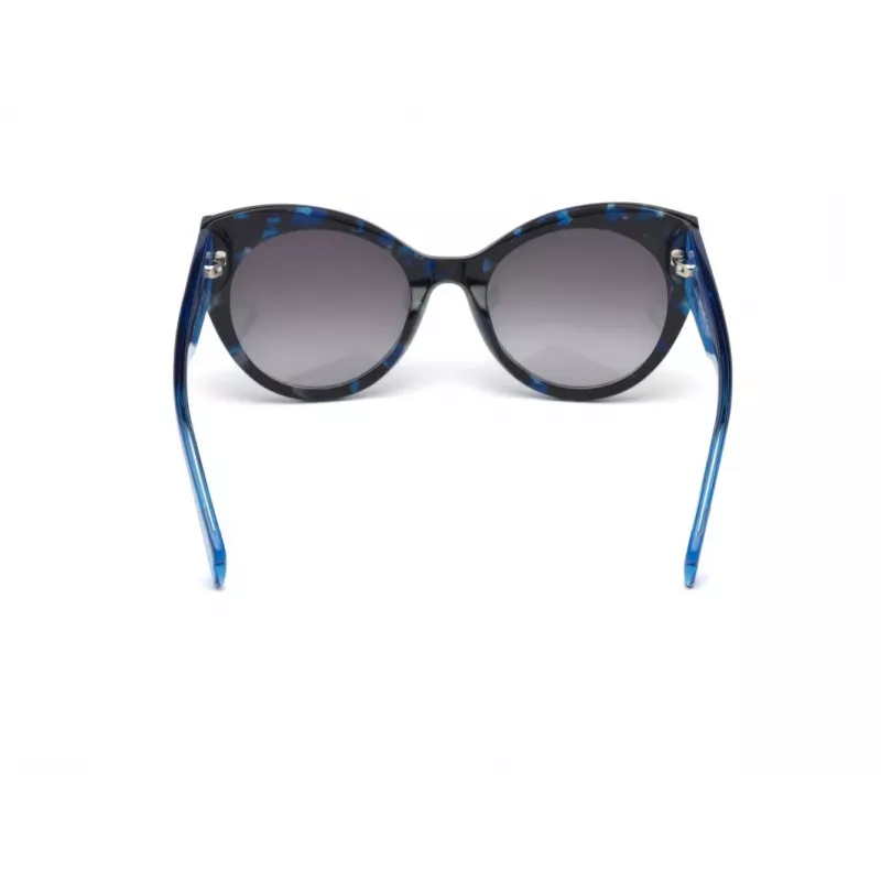 JUST CAVALLI WOMAN JC789S-55B Butterfly Sonnenbrille Havana Braun Verlauf 55/21/140 mm