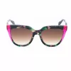 JUST CAVALLI Damen Cat-Eye-Sonnenbrille SJC105V550GEZ Havana Braun Verlauf 55/19/140 mm