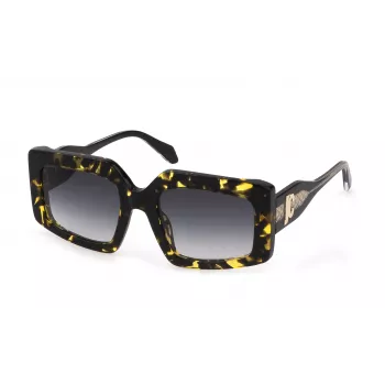 JUST CAVALLI Damen Cat-Eye-Sonnenbrille SJC020V540709 Havana/Brown Gradient 54mm