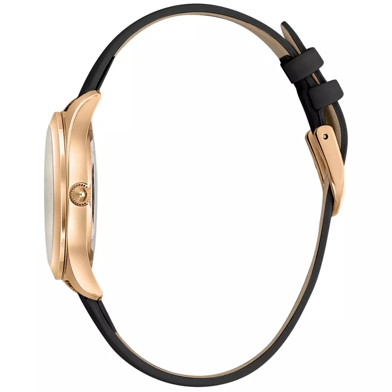 JUST CAVALLI Damenuhr JC1L210L0025 32mm Quarz Analog Uhr - Silbernes Zifferblatt, Braunes Leder