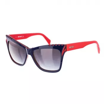 JUST CAVALLI Damen-Sonnenbrille JC788S-92W Quadratisch Schwarzer Rahmen Grauer Verlaufsglas 56/14/140 mm