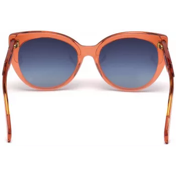 JUST CAVALLI Damen-Sonnenbrille JC836S-66W Havana Butterfly Acetat-Fassung Braune Gradienten-Gläser 56/18/140 mm