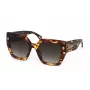 JUST CAVALLI Damen-Sonnenbrille SJC021-530743 Havana Acetatgestell Brauner Verlaufsglas 53mm