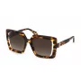 JUST CAVALLI Damen Sonnenbrille SJC027-530829 Butterfly/Oversized Gradient Graue Gläser 53mm