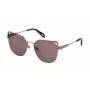 JUST CAVALLI Damen-Sonnenbrille SJC042-580A39 Havana Braun Butterfly Acetat-Fassung Braune Gradientengläser 58/14/140 mm