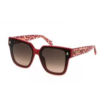 JUST CAVALLI Damen Sonnenbrille SJC089V6502GH Havana Acetat Grau Verlauf 65/13/140 mm