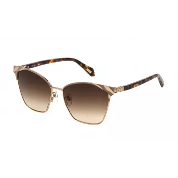 JUST CAVALLI Damen-Sonnenbrille SJC093-5802AM Havana Butterfly Acetat