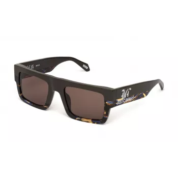 JUST CAVALLI Damen-Sonnenbrille SJC103V530J91 Butterfly Acetat Havana Braun Verlauf 53mm