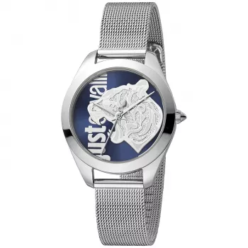 JUST CAVALLI Damenuhr JC1L210M0035 32mm Silber Edelstahl