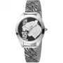JUST CAVALLI Damenuhr JC1L210M0045 32mm Silber Edelstahl Mesh-Armband Quarz Analog