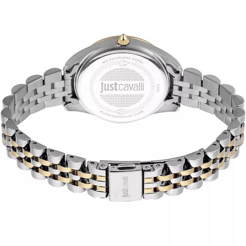 JUST CAVALLI Damenuhr JC1L210M0175 32mm Silber Edelstahl