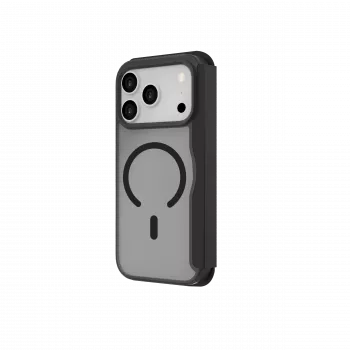 JUST MUST CHAMPION II FLIP CASE MAGSAFE für iPhone 17 Pro, Schwarz
