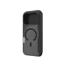 JUST MUST CHAMPION II FLIP CASE MAGSAFE für iPhone 17 Pro, Schwarz
