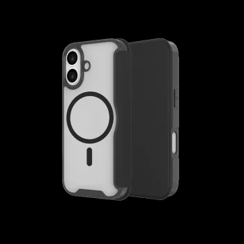 JUST MUST CHAMPION II MAGSAFE FLIP CASE für iPhone 17, Schwarz