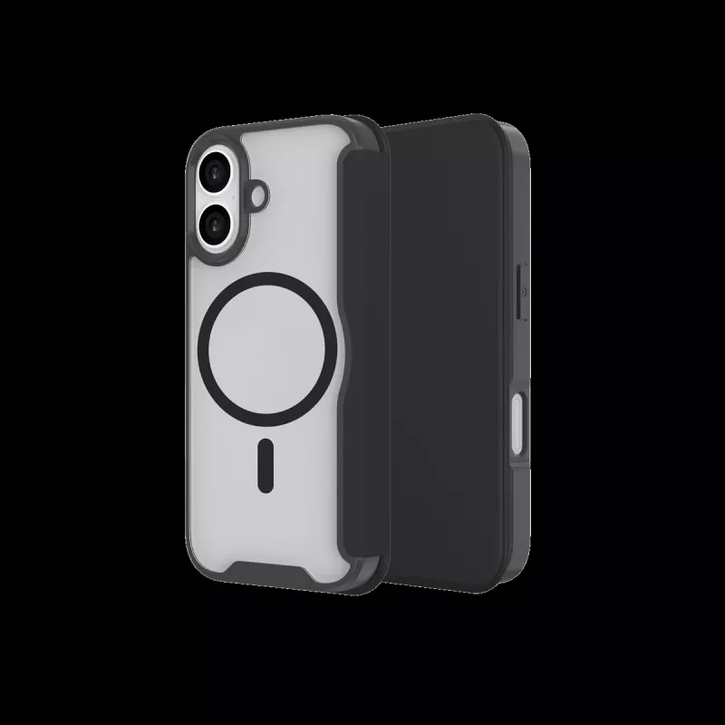 JUST MUST CHAMPION II MAGSAFE FLIP CASE für iPhone 17, Schwarz