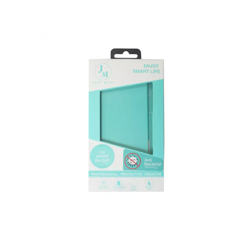 JUST MUST JM ANTI-BACTERIA TPU Case für iPhone 16e Clear