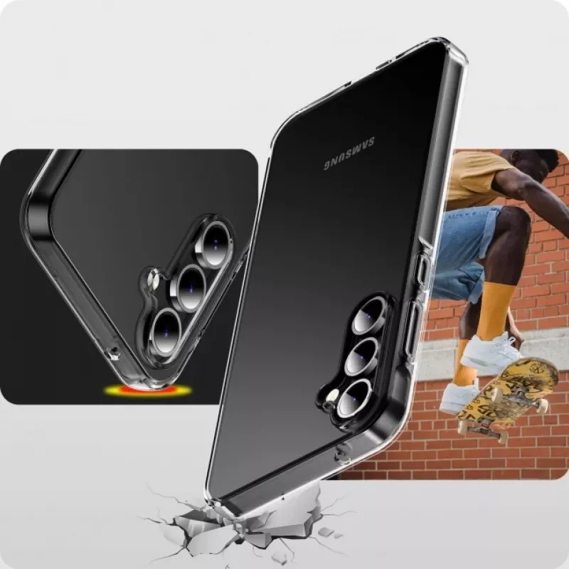 JUST MUST JM Antibakterielle TPU-Hülle für Samsung Galaxy A55 5G - Transparent