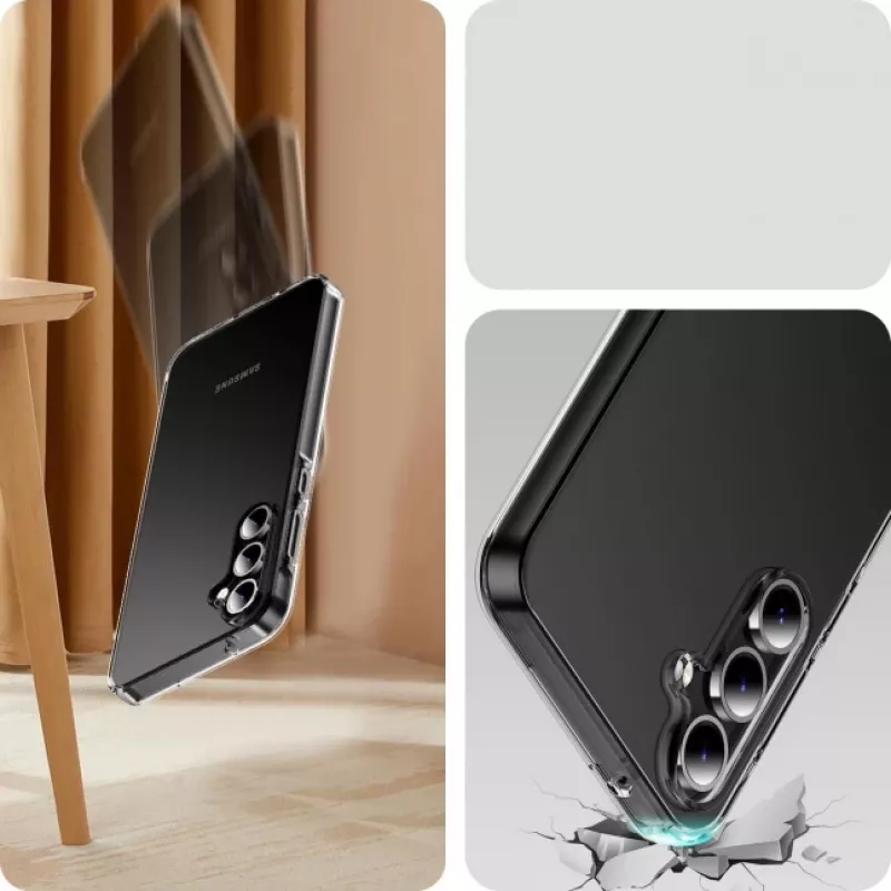JUST MUST JM Anti-Bakterien TPU Klare Rückabdeckung für Samsung Galaxy A35 5G