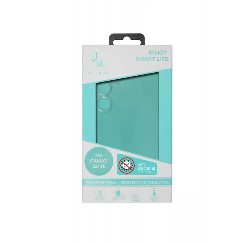 JUST MUST JM ANTI-BACTERIA TPU für Galaxy S24 FE Clear