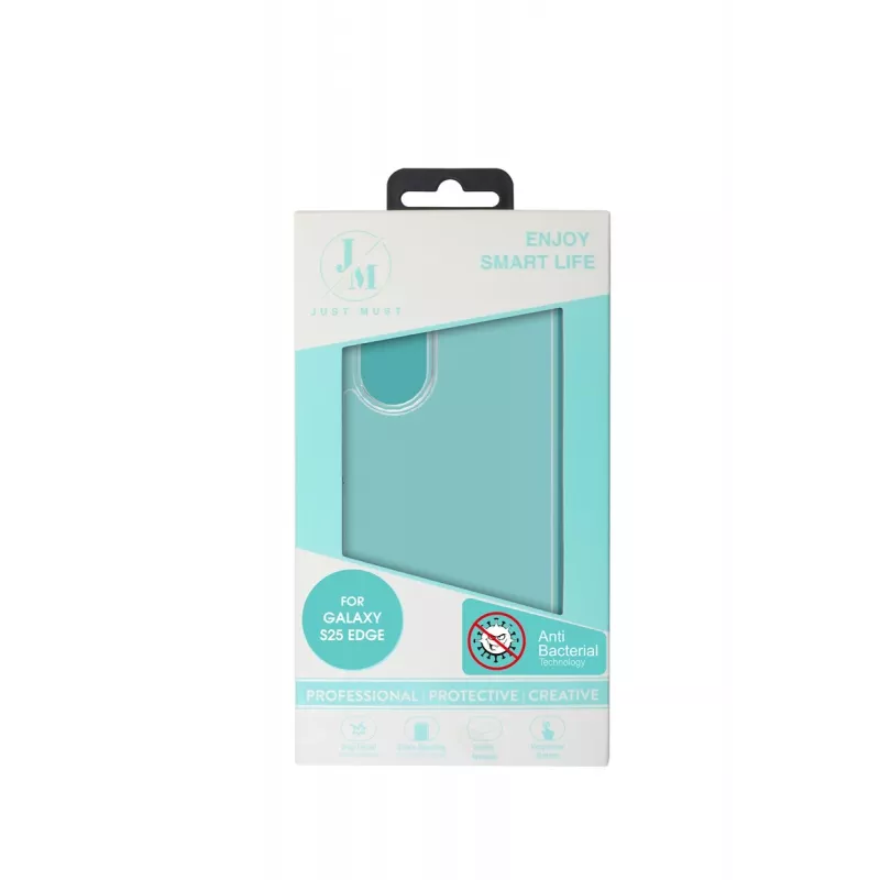 JUST MUST JM ANTI-BACTERIA TPU für Galaxy S25 Edge Clear