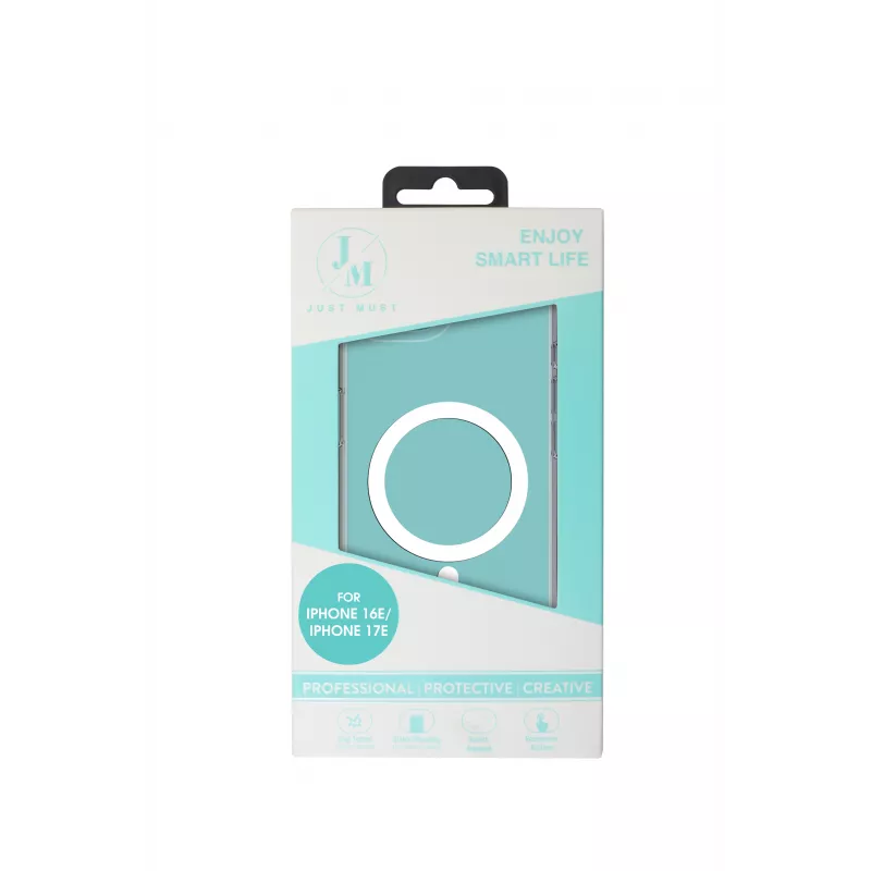 JUST MUST JM Crystal mit MagSafe für iPhone 16e/17e Clear