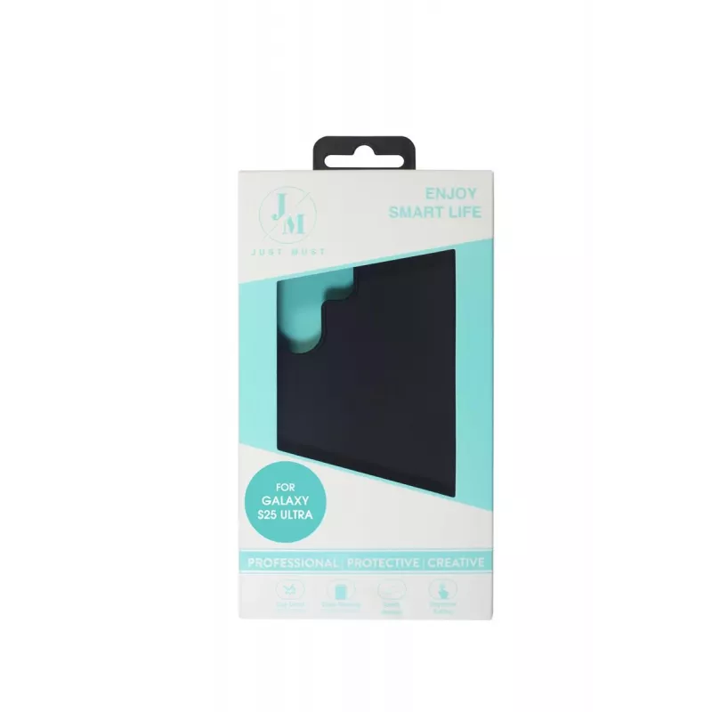 JUST MUST JM REGULAR DEFENSE SILICONE für Galaxy S25 Ultra Schwarz
