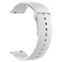 Just Must JM S1 Silikon-Armband 22 mm Weiß für Samsung Galaxy Watch 4/5/6 und mehr