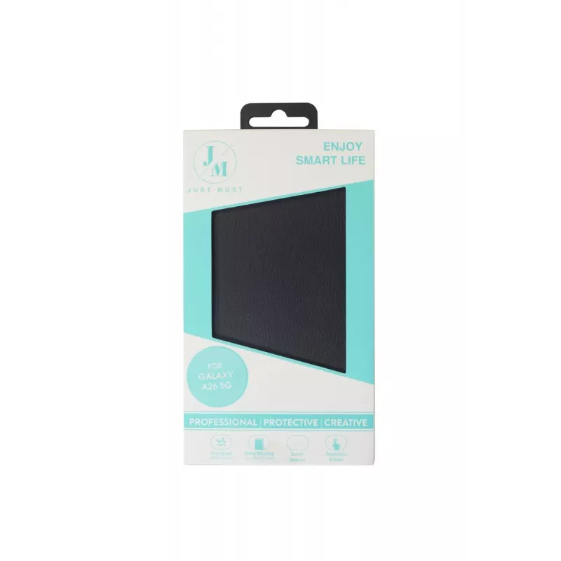 JUST MUST JM STAND FLIP CASE für Galaxy A26 Schwarz