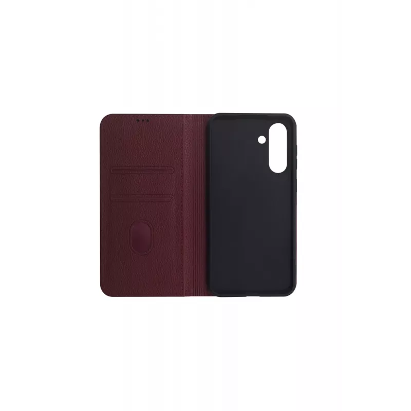 JUST MUST JM STAND FLIP CASE für Galaxy A56, Burgunderrot