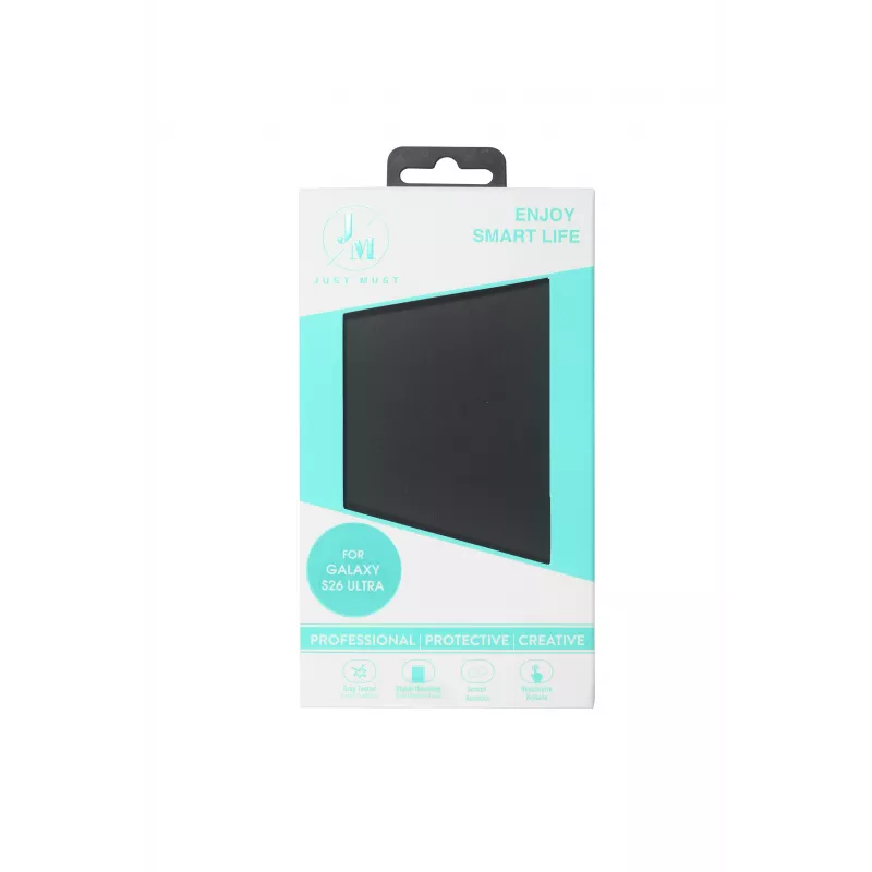 JUST MUST JM STAND FLIP CASE für Galaxy S26 Ultra Schwarz