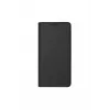 JUST MUST JM Stand Flip Case für Samsung Galaxy A35 5G, Schwarz – PU-Leder-Wallet mit Kartenfächern und Standfuß