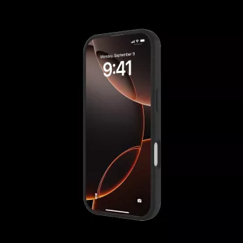 JUST MUST REGULAR DEFENSE SILICONE with MAGSAFE für iPhone 17 Schwarz