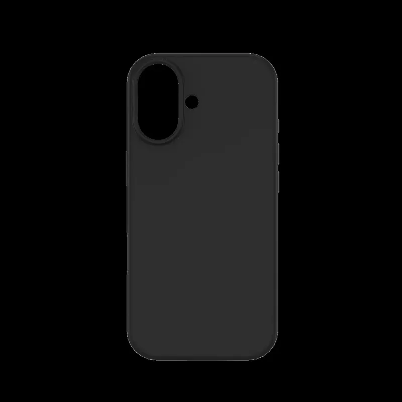 JUST MUST REGULAR DEFENSE SILICONE with MAGSAFE für iPhone 17 Schwarz