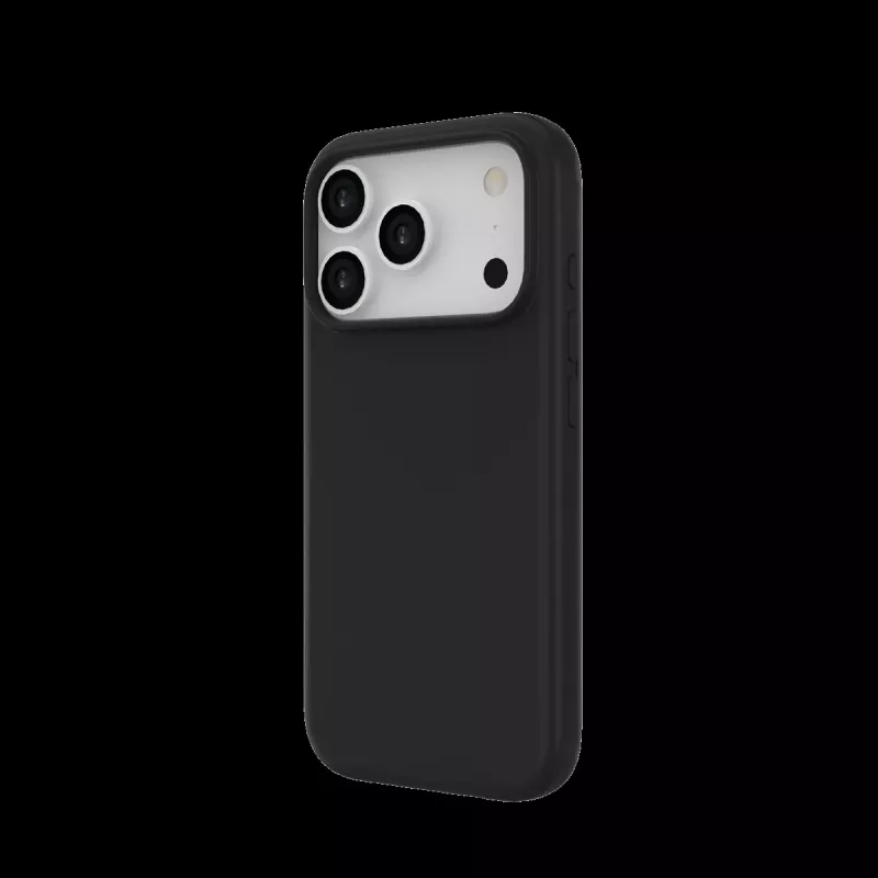 JUST MUST REGULAR DEFENSE SILICONE mit MAGSAFE für iPhone 17 Pro Schwarz