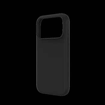 JUST MUST REGULAR DEFENSE SILICONE mit MAGSAFE für iPhone 17 Pro Schwarz