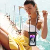 JUST MUST Wasserdichte Handyhülle Schwarz – IPX8 30m Tauchhülle für Smartphones
