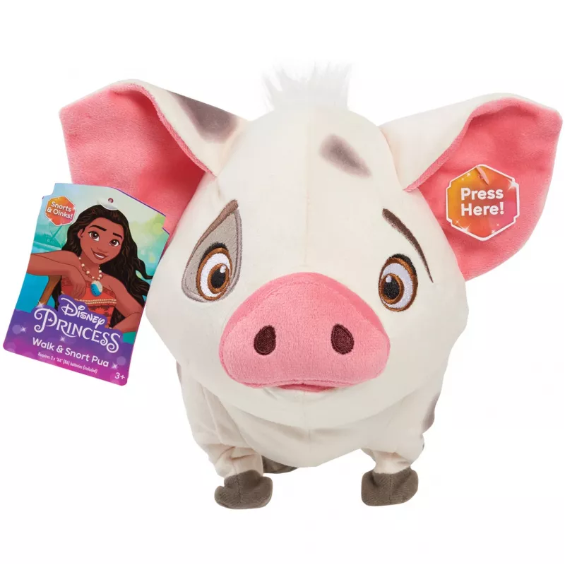 JUST PLAY Disney Moana Walk & Snort Pua Interaktives Elektronisches Plüschtier