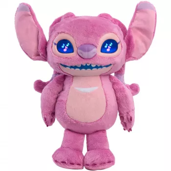 Just Play Disney Stitch Many Moods Angel Plüschtier - Pink - 17,8 cm