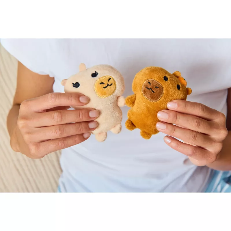 JUST PLAY Emotional Support Capybaras Plüschtier 7 Zoll Braun/Tan