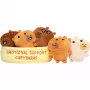 JUST PLAY Emotional Support Capybaras Plüschtier 7 Zoll Braun/Tan