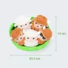 Just Play Emotional Support Highland Cow Plüschtier - Braun, 25 cm