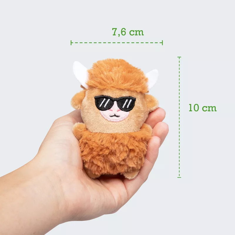 Just Play Emotional Support Highland Cow Plüschtier - Braun, 25 cm