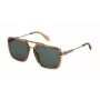 JUSTCAVALLI Herren-Sonnenbrille SJC040-580913 Havana Brown Gradient Square Acetate 58mm