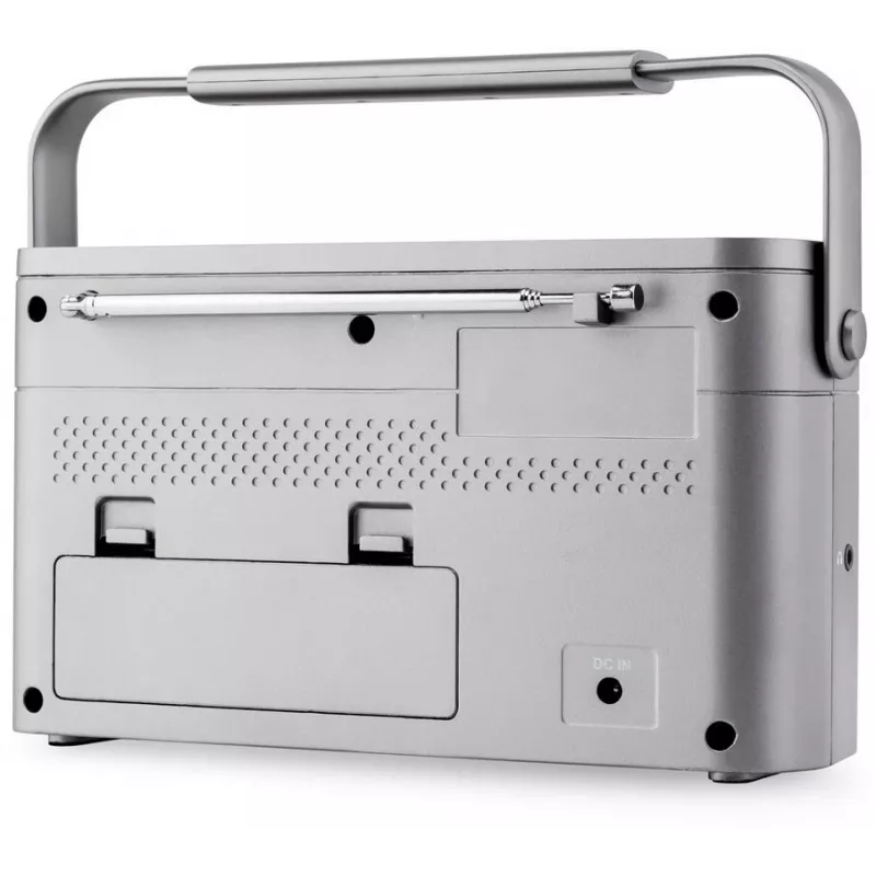 JVC RA-E315G Tragbares Radio Grau